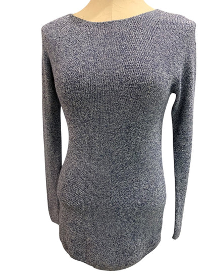 Petite Talbots Marled Knit Cashmere Blend Womens Tunic Sweater