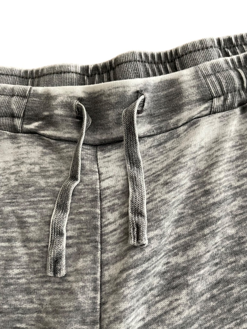3X June & Delancey Elastic Waist Drawstring Shorts Gray Womens