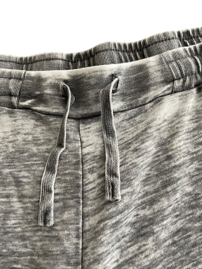 3X June & Delancey Elastic Waist Drawstring Shorts Gray Womens