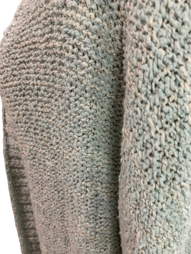 Large Pure Jill J.Jill Womens Open Soft Cardigan Sweater Blue Marled Knit