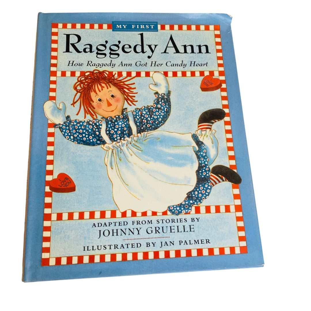 Lot of 4 Raggedy Ann and Andy Books Assorted Hardcover Jan Palmer