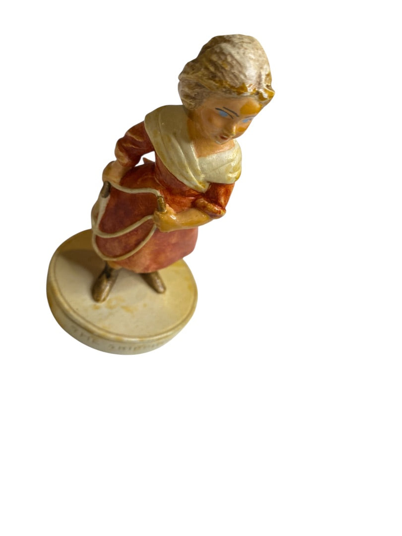 Sebastian Miniatures Signed Figurine The Pilgrims The Skipping Rope 1978 4"