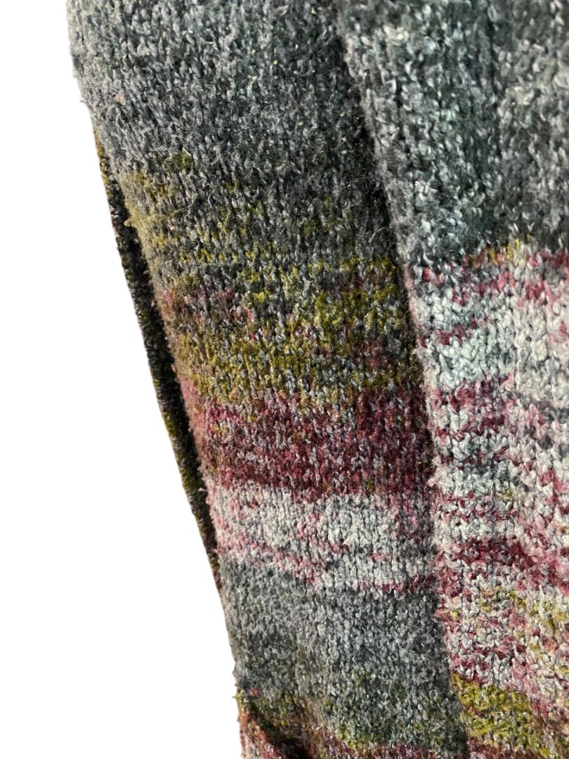 Medium Kensie Womens Cardigan Marled Knit Pockets Long
