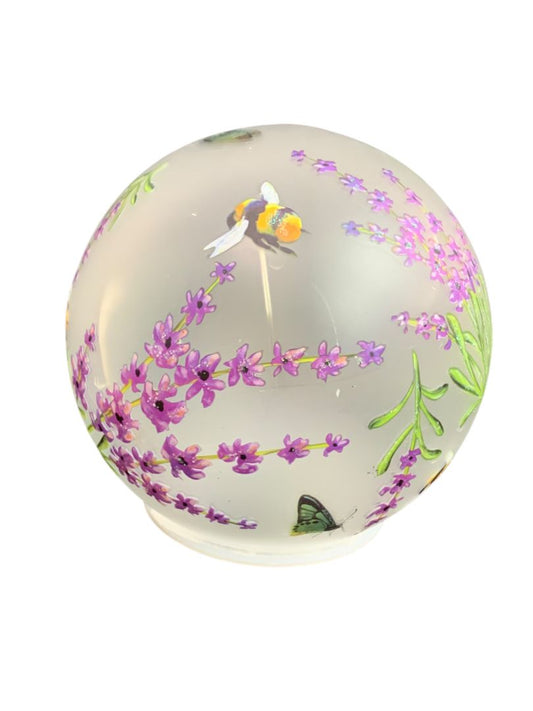 Melrose Acrylic Tabletop Fairy Light Globe Butterfly Bee Flower 5"