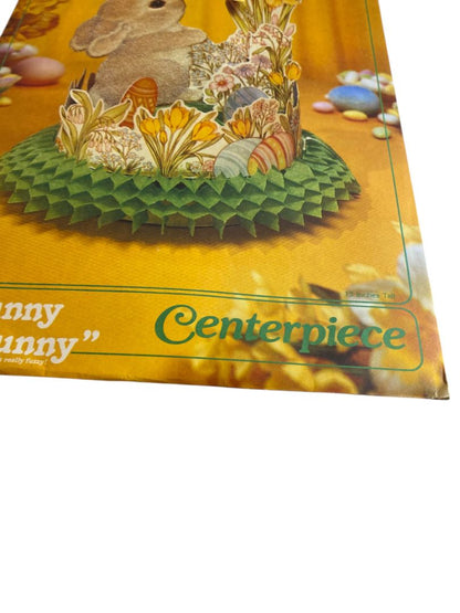 Vintage Hallmark Sunny Bunny Honeycomb Centerpiece 13" 300ECP4-2