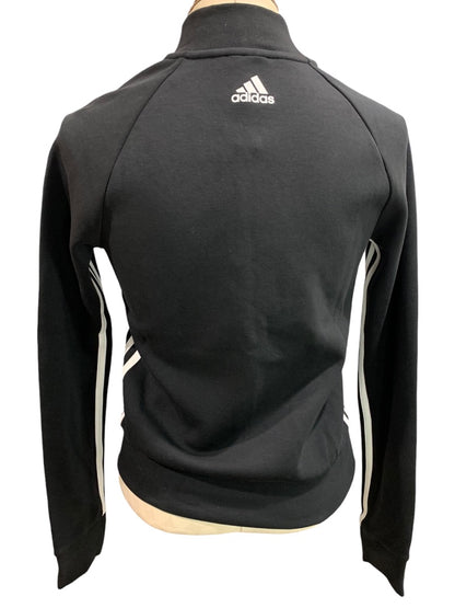 XS Adidas New Womens Black Track Must Haves Full Zip Jacket DX7971