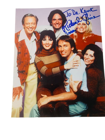 Signed Richard Kline Larry Three's Company Promo Photo 8x10 Personalized Autograph