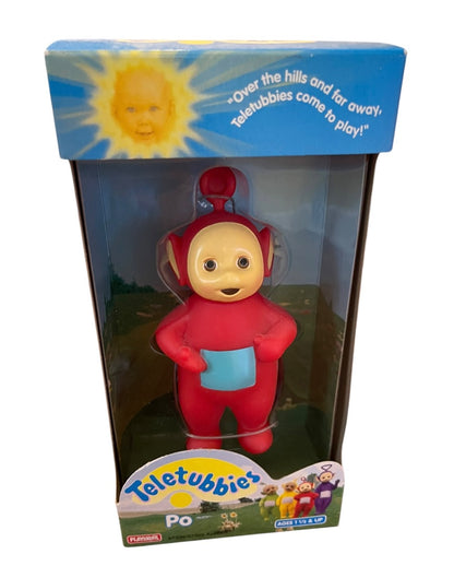 1998 Teletubbies Playskool 6 Inch Po Red Figurine in Box