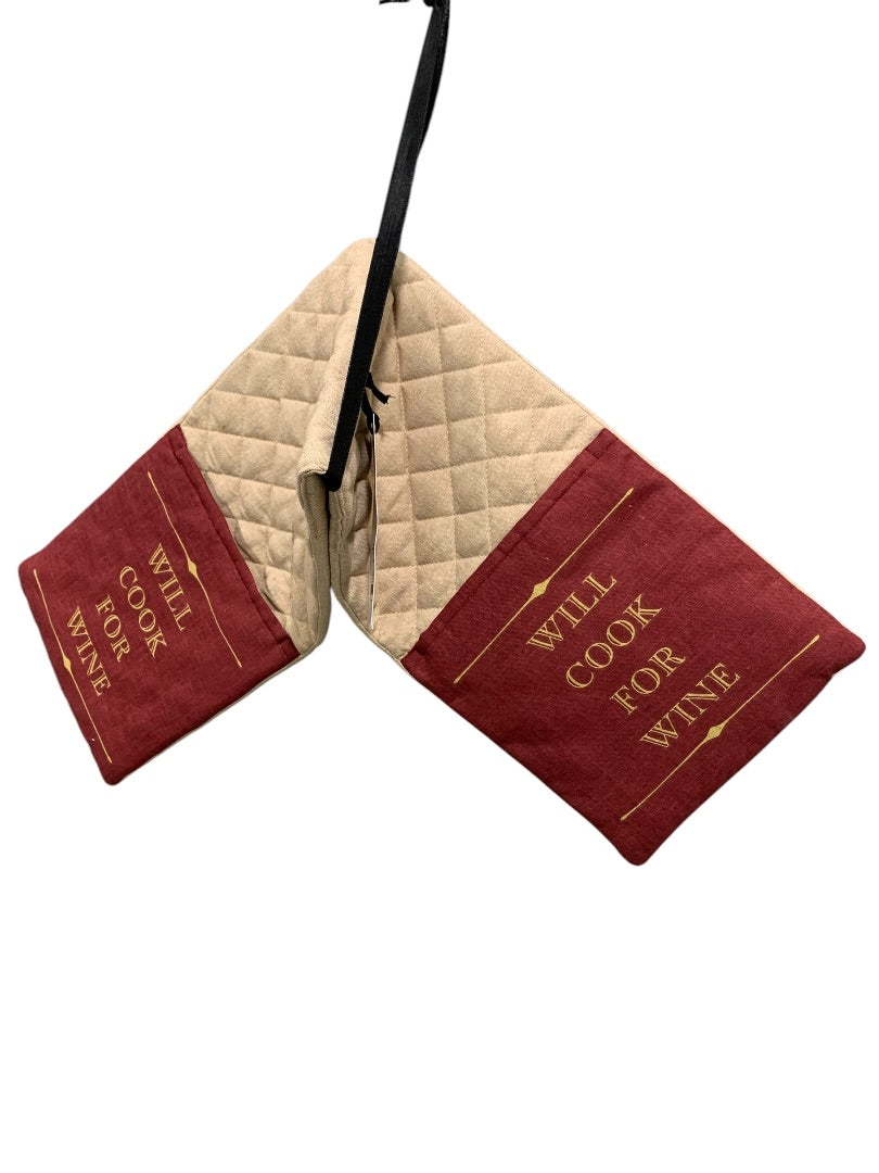 Demadco New Double Oven Mitt Will Cook for Wine