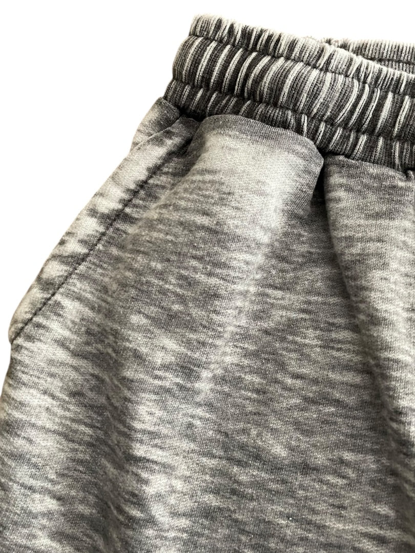 3X June & Delancey Elastic Waist Drawstring Shorts Gray Womens