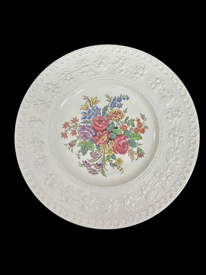 1940s Wellesley Wedgwood Ullswater China 10.75" Dinner Plate