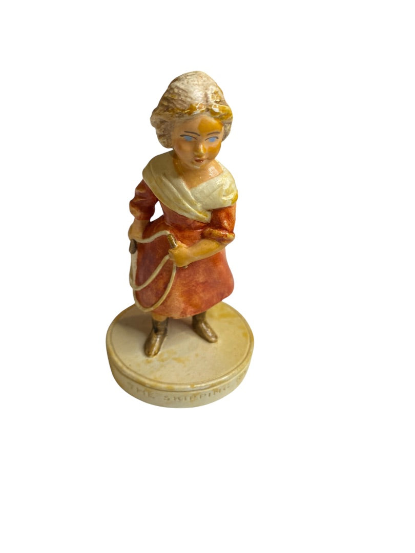 Sebastian Miniatures Signed Figurine The Pilgrims The Skipping Rope 1978 4"