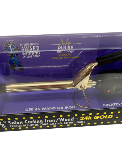 Hot Tools Professional Hair Curling Iron 5/8" 1109 Spring Gold Styling Beauty New