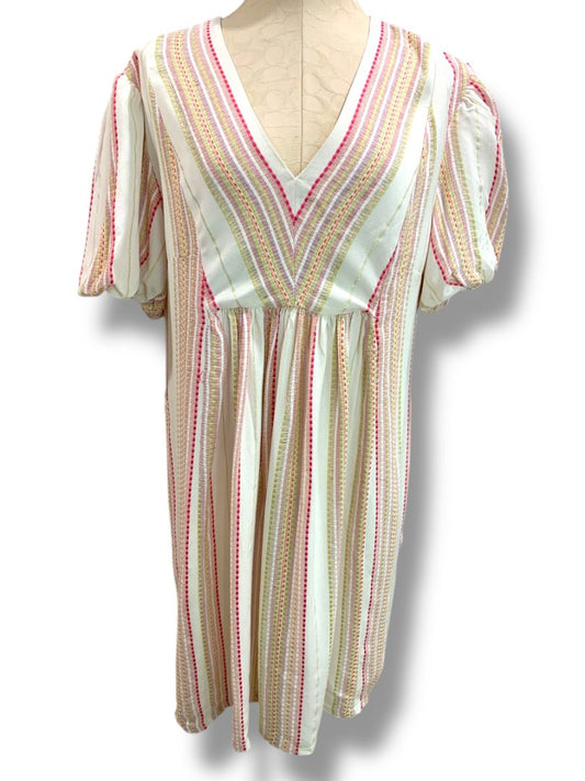 Size 14 Maggy London V-Neck Drop Shoulder Boho Dress