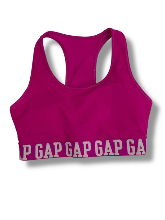Small GapFit Electric Pink Sports Bra T-Back Removable Pads