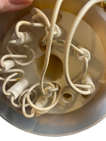 1960s Christmas GE Heavenly Angel Lighted Tree Topper Working Rough