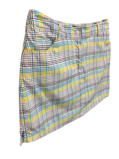 Size 8 Slazenger Womens Golf Plaid Skort Skirt Undershorts Pockets