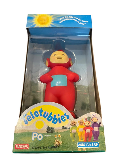 1998 Teletubbies Playskool 6 Inch Po Red Figurine in Box