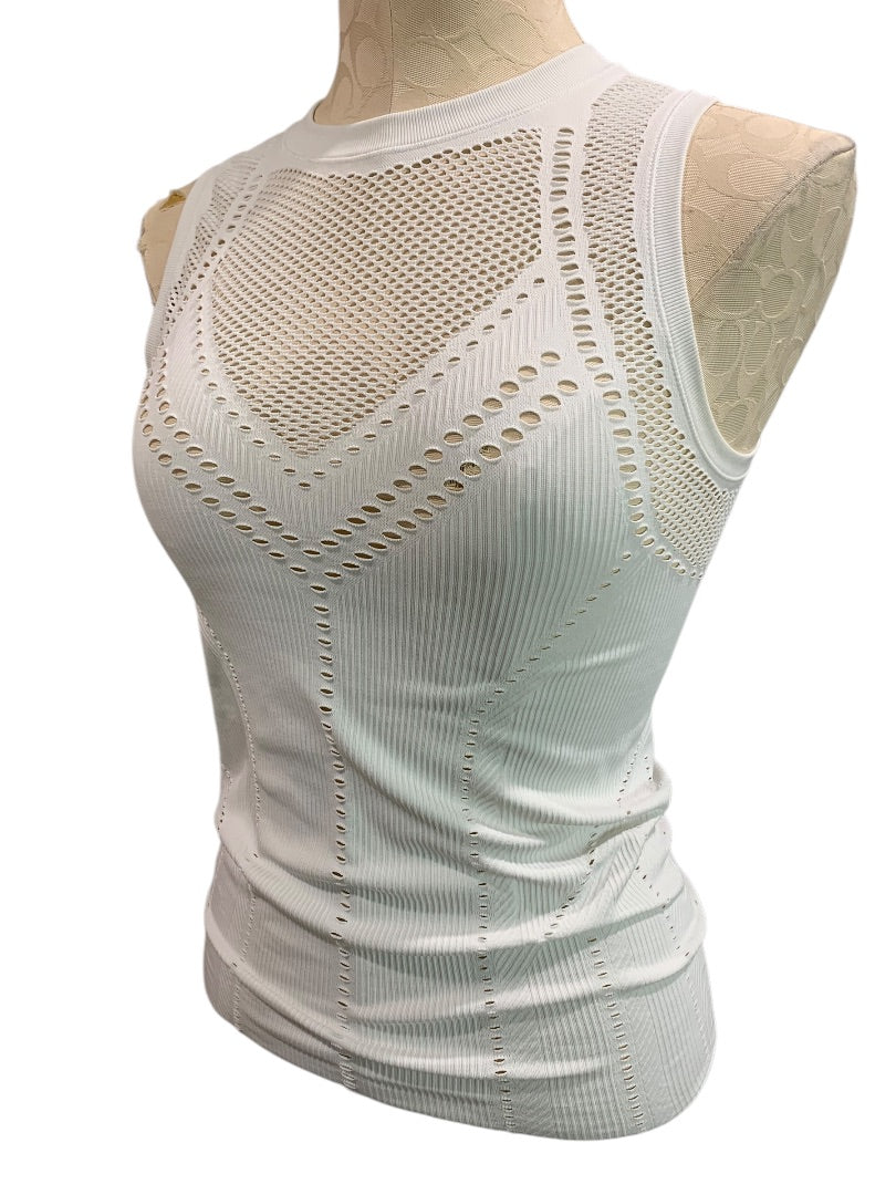 XS Athleta Womens Oxygen Cutout Mesh Style Tank