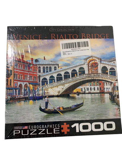 City Collection EuroGraphics Puzzle Venice-Rialto Bridge 1000 Piece Sealed