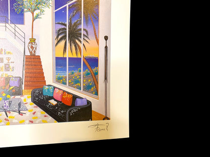 Fanch Francios Ledan Interior with Three Matisse Seriolithograph & COA Numbered 1999