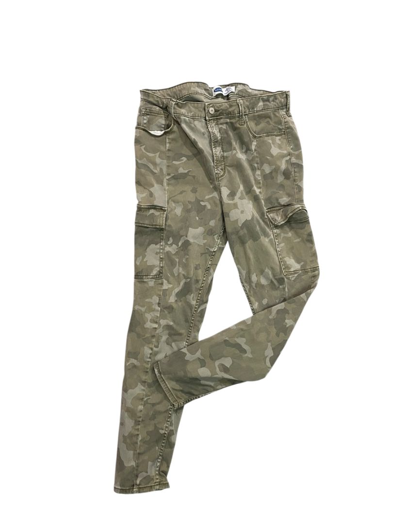 Size 16 Old Navy Rockstar Super Skinny Womens Cargo Pants High Rise