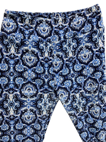 One Size LulaRoe Womens Leggings 3 Pair Assorted Purples Blues