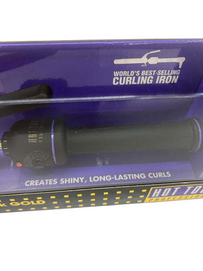 Hot Tools Professional Hair Curling Iron 5/8" 1109 Spring Gold Styling Beauty New