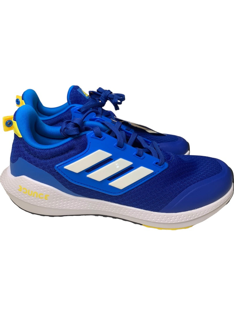 Size 6.5 Adidas Youth Running Shoe Sneaker Royal Blue GY4350 Run Bounce 2.0