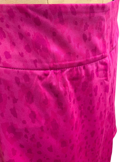 2XL Adidas Womens New Print Golf Skirt Skort Fuchsia HY4096