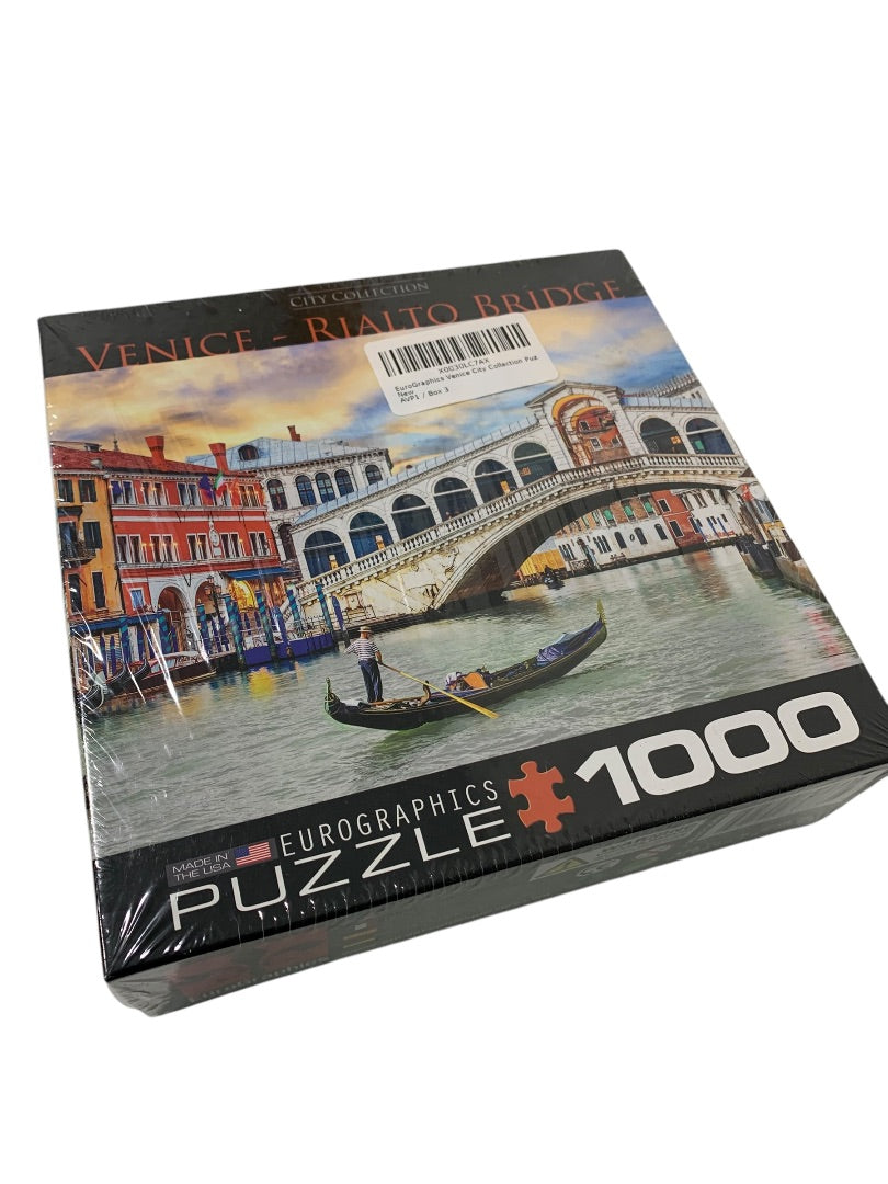 City Collection EuroGraphics Puzzle Venice-Rialto Bridge 1000 Piece Sealed