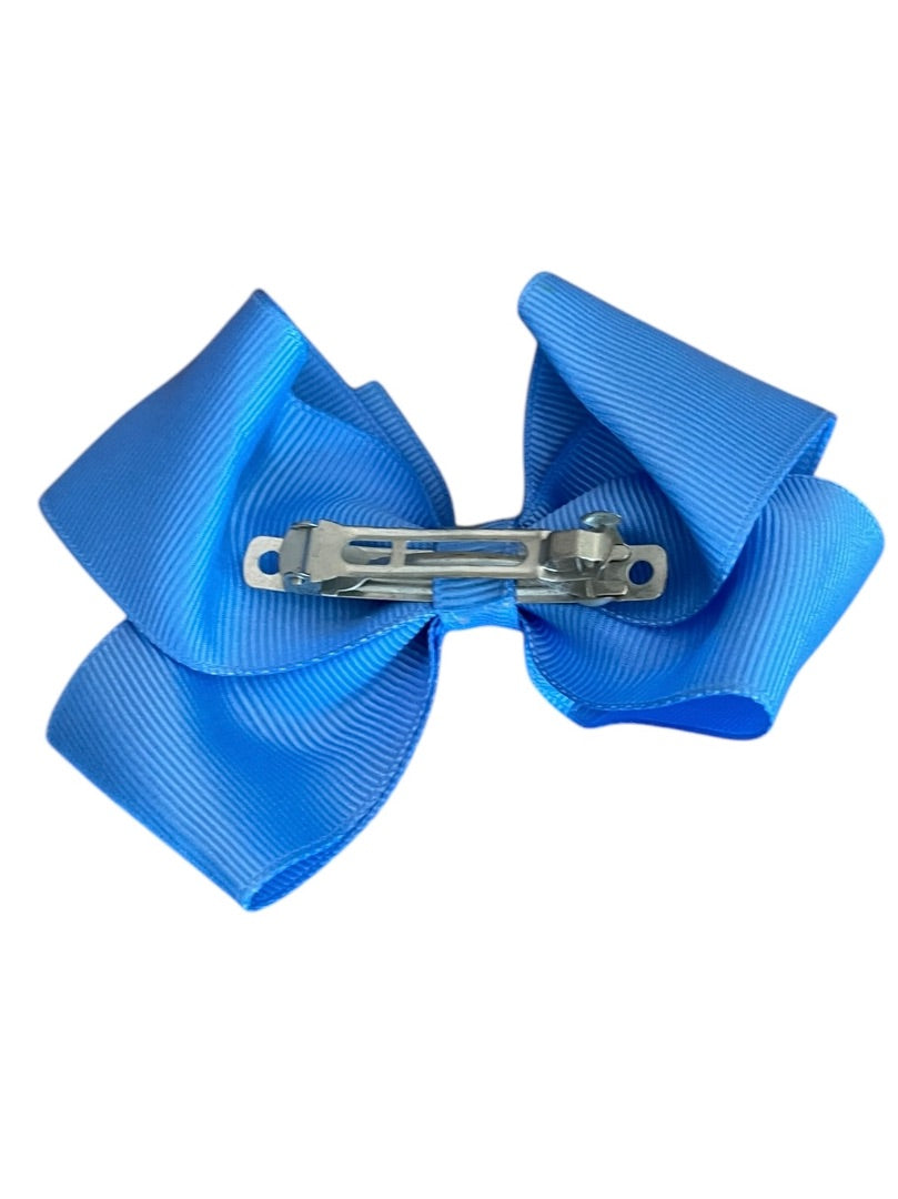 Set of 3 Princess Hair Clips Bows Beauty Frozen Snow White 3 Inch