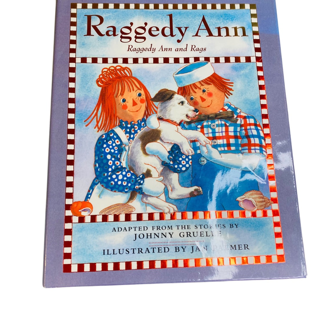 Lot of 4 Raggedy Ann and Andy Books Assorted Hardcover Jan Palmer