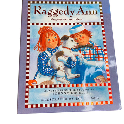 Lot of 4 Raggedy Ann and Andy Books Assorted Hardcover Jan Palmer