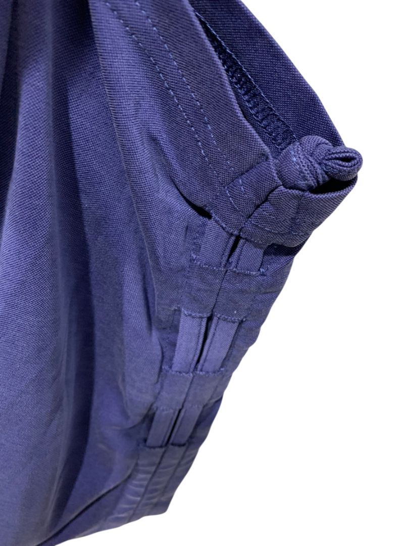 XXL Fabletics Womens Navy Blue Pull On Pants Pockets Ruched Calf