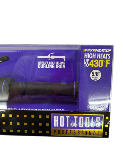 Hot Tools Professional Hair Curling Iron 5/8" 1109 Spring Gold Styling Beauty New