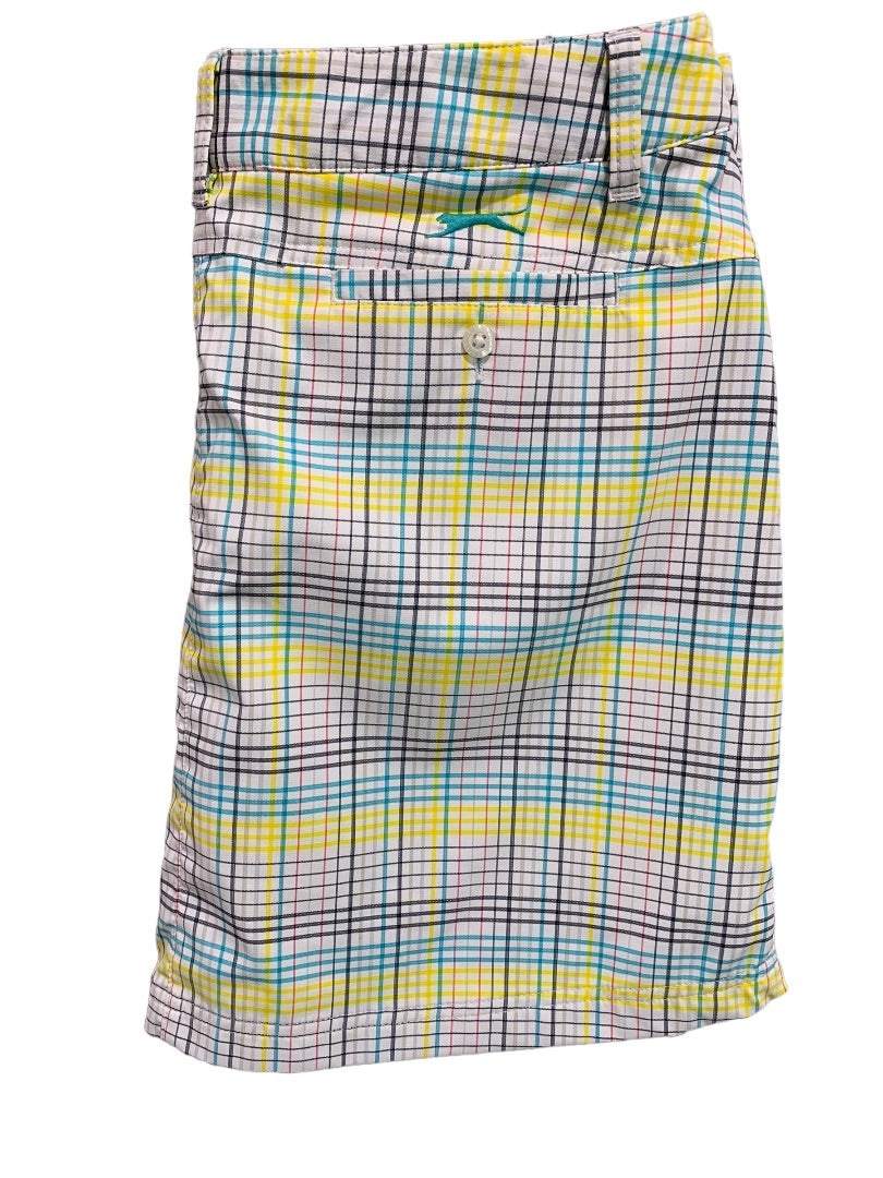 Size 8 Slazenger Womens Golf Plaid Skort Skirt Undershorts Pockets