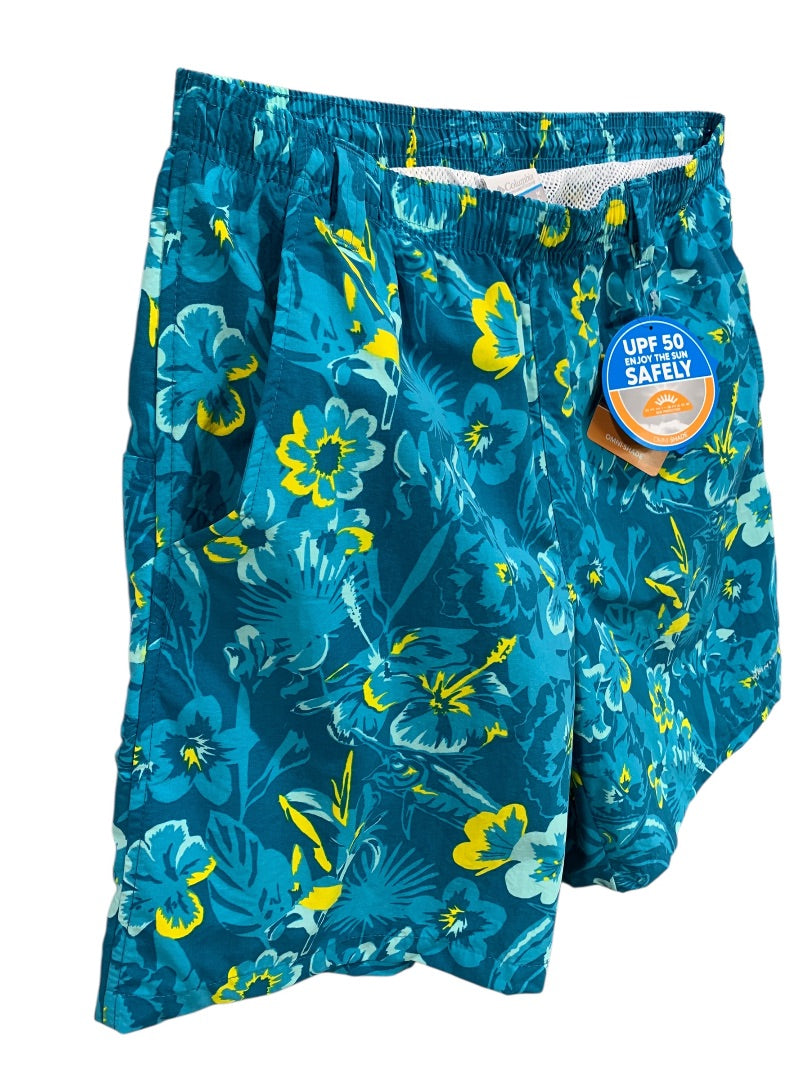 Medium Columbia PFG Mens New Swim Trunks Super Backcast Water Short