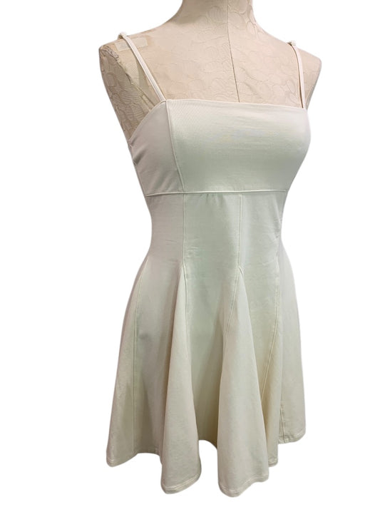 Small American Eagle Knit Pullover Sundress Ivory Spaghetti Strap