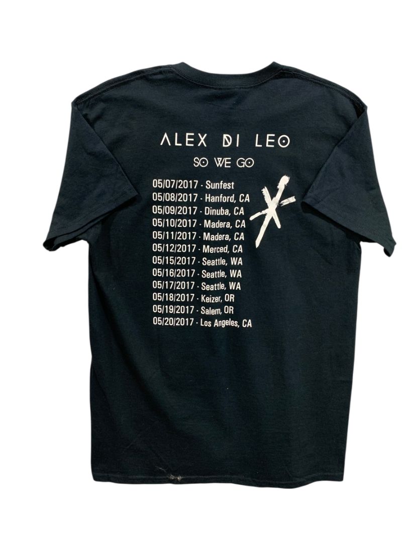 Size Medium Alex Di Leo Black Tour Tshirt So We Go 2017