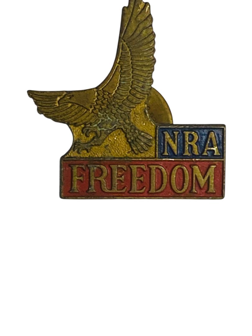 Vintage NRA Freedom Lapel Pin Eagle 1" National Rifle Association
