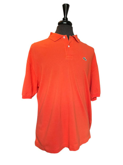 Size 4XL (9) Orange Izod Polo Shirt Short Sleeve