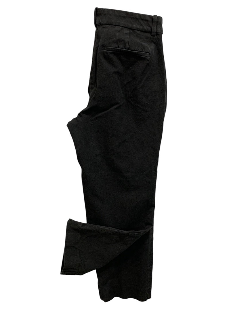 Size 10 J.Crew Womens Black Kallie Pants Straight Leg Crop Style BO899