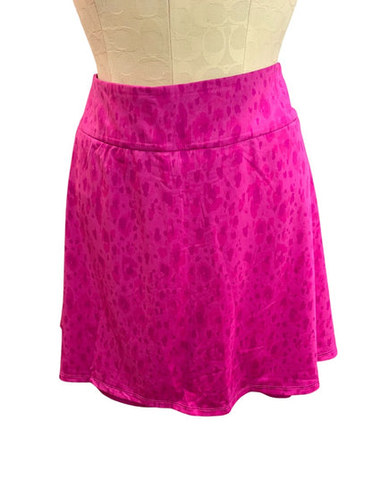 2XL Adidas Womens New Print Golf Skirt Skort Fuchsia HY4096