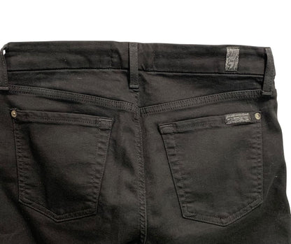 Size 27 7 for All Mankind Black The Ankle Skinny Womens Jeans