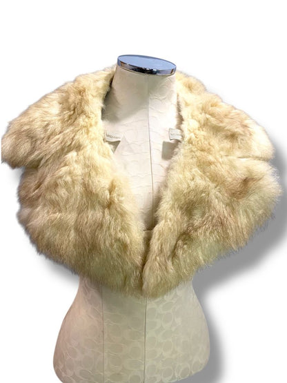 Vintage Fox Fur Collar Trim Handmade 36" Length