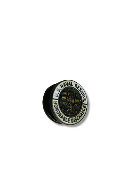 Vintage U.S. Naval Reserve Honorable Discharge Stud Button .5"