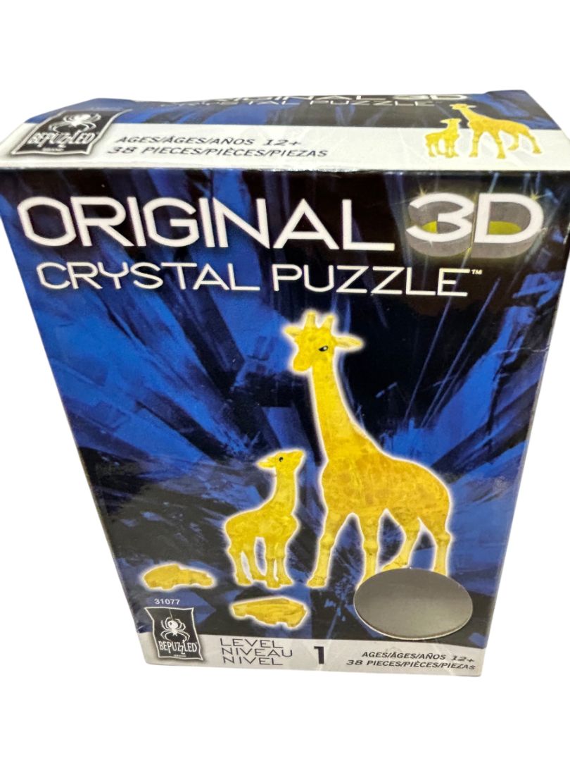 BePuzzled Original 3D Crystal Puzzle Level 1 Ages 12+ New