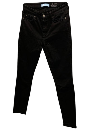 Size 27 7 for All Mankind Black The Ankle Skinny Womens Jeans