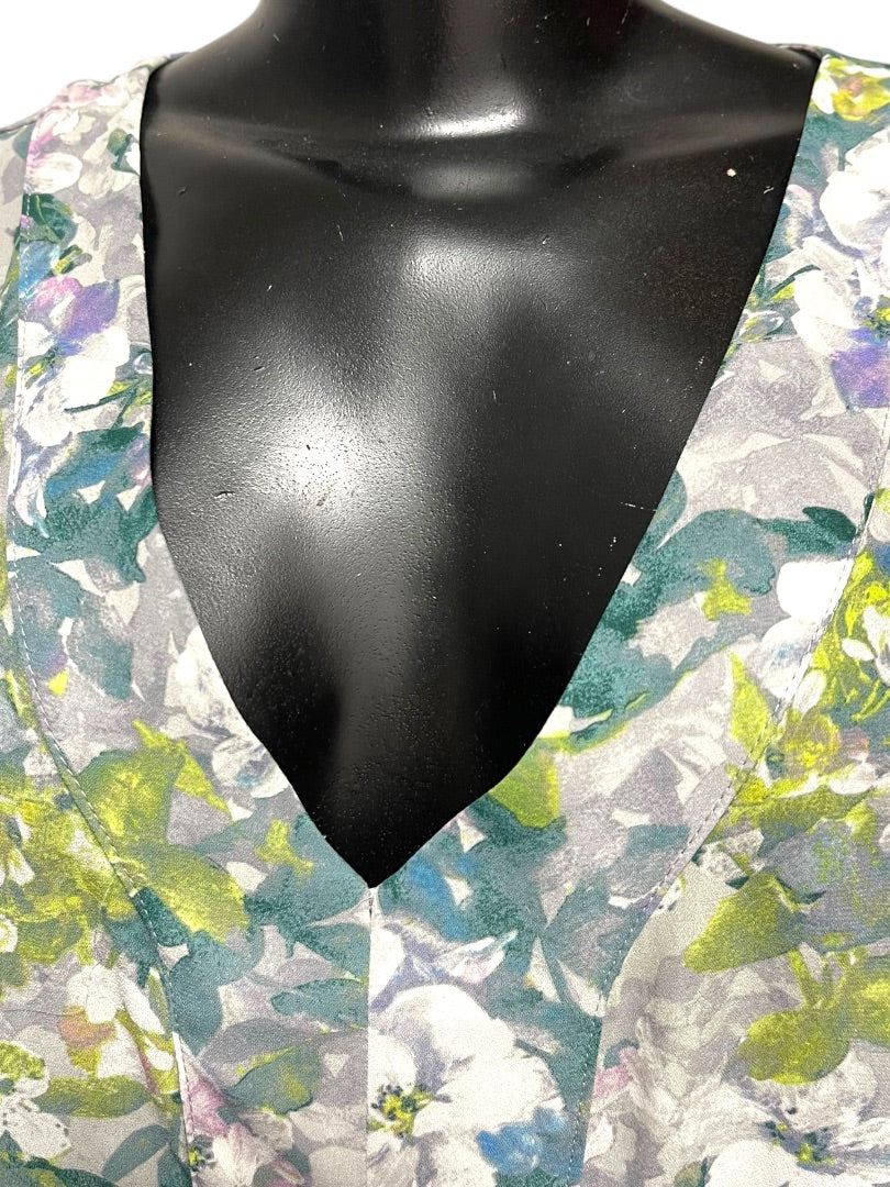 3X Jones & Company Floral Pullover Blouse